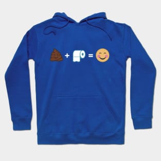 Poop Toilet Tissue Smiley Face Hoodie